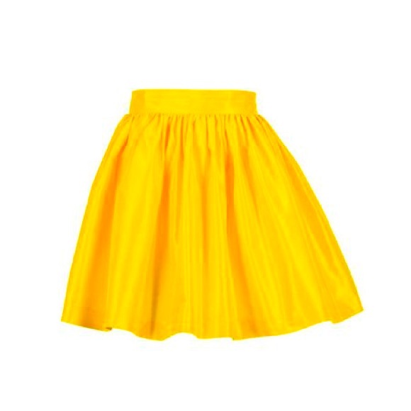 SKOT Party Skirt in yellow gingham print size Medium - Picture 1 of 11
